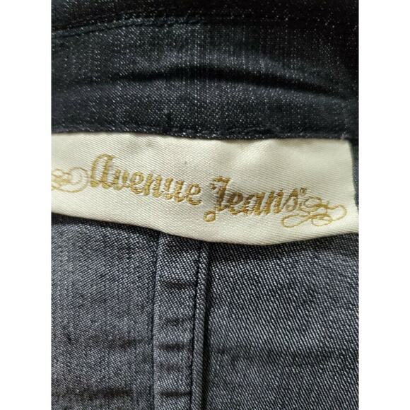 Avenue Jeans Women's Cotton Long Sleeve Single Breasted Jacket Blazer Size 18/20 - Picture 9 of 12